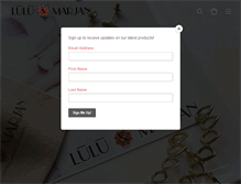 Tablet Screenshot of luluandmarjan.com